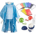 Promo gifts disposable rain poncho in plastic ball