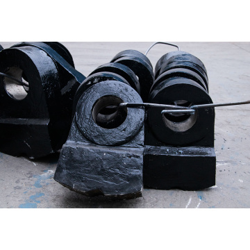 High Manganese Steel Casting Crusher Hammer Head