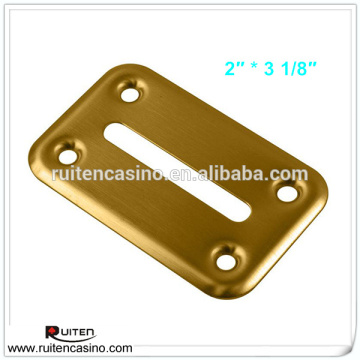 Poker Table Accessory Brass Poker Chip Slot