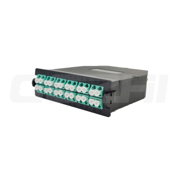 MPO to LC/UPC OM3 Cassettes with Patch Cord and Cable Splitter