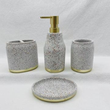 Bathing Set Resin Bottle Set of Four