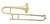 musical instruments excellent quality bB key slide gold trumpet with cheap price