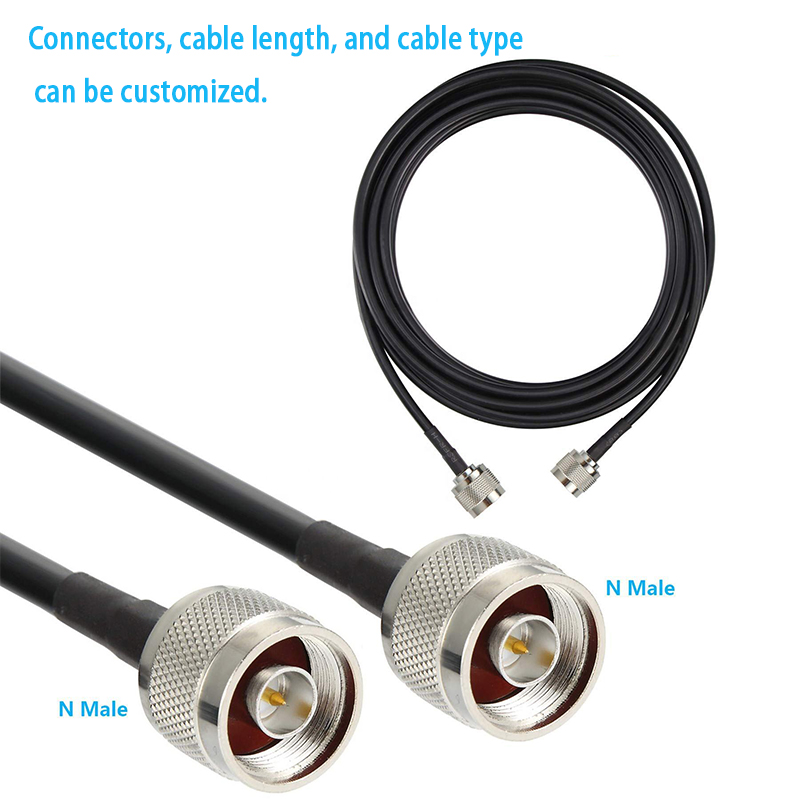 N Male to N Male Coaxial Adapter Cable 3