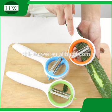 plastic Rotary fruit peeler double head fruits and vegetables peelers