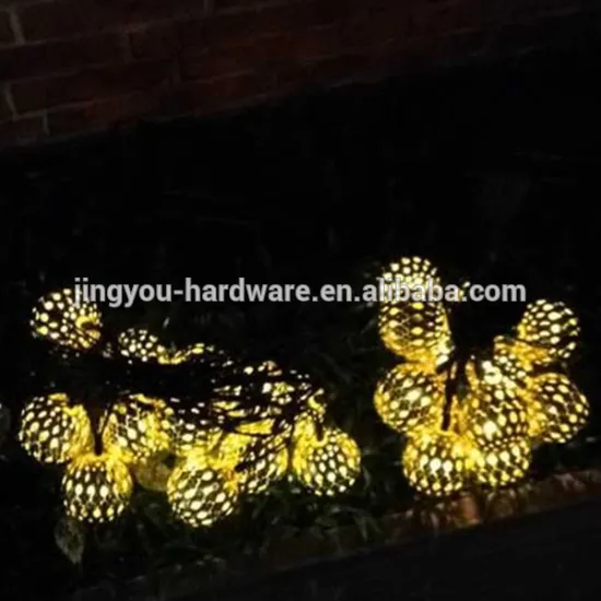 globe string lights outdoor