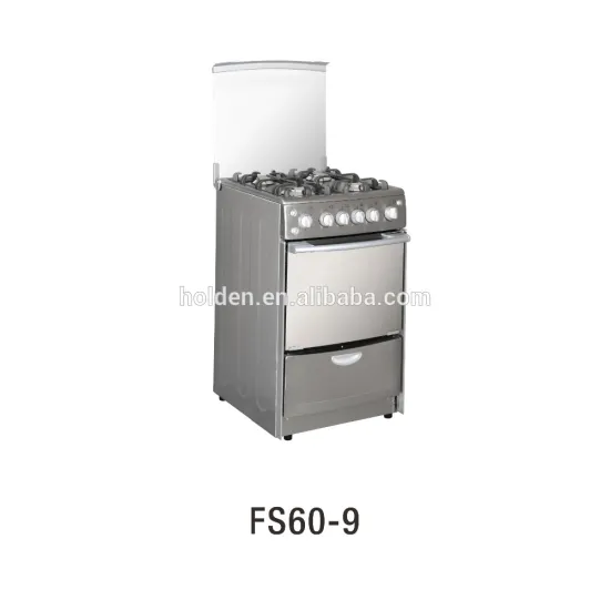 60X60 free standing gas oven 4 burner tempered glass door