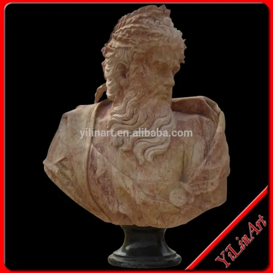 Natural Stone Roman Man Bust Statue Carving