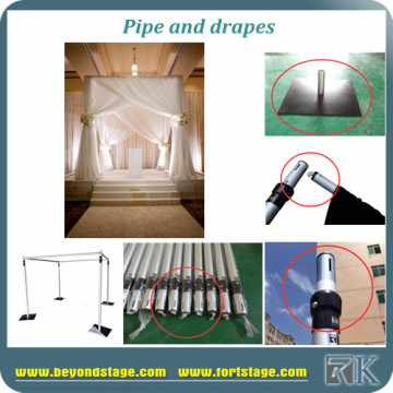 Aluminum Pipe and Drape/Beautiful curtain fabric/Wedding Backdrop Decoration