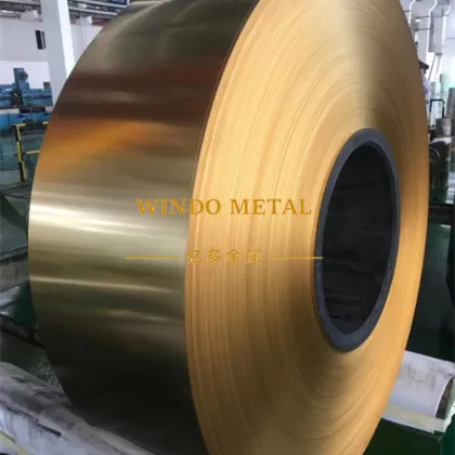 Low-temperature ductile brass tapes for cryogenics