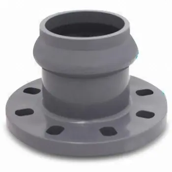 Pipe Fitting with Rubber Ring Joint and DIN-standard, Made of Plastic
