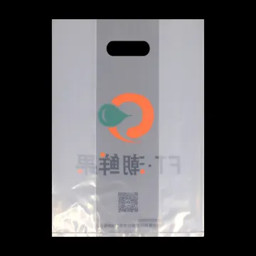 Transparent Food Die Cut Plastic Bag