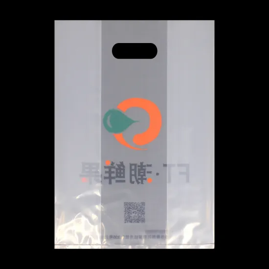 Transparent Food Die Cut Plastic Bag