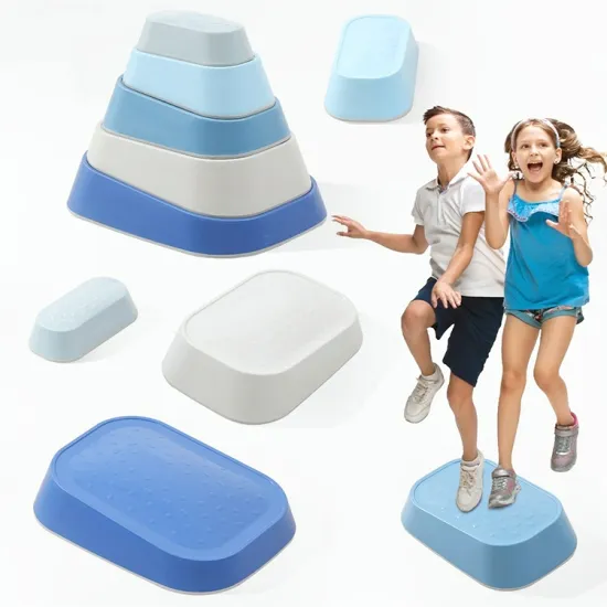 Multicolor Rainbow Foot Pad: A Fun and Educational Balance Toy for Children's Sensory Training