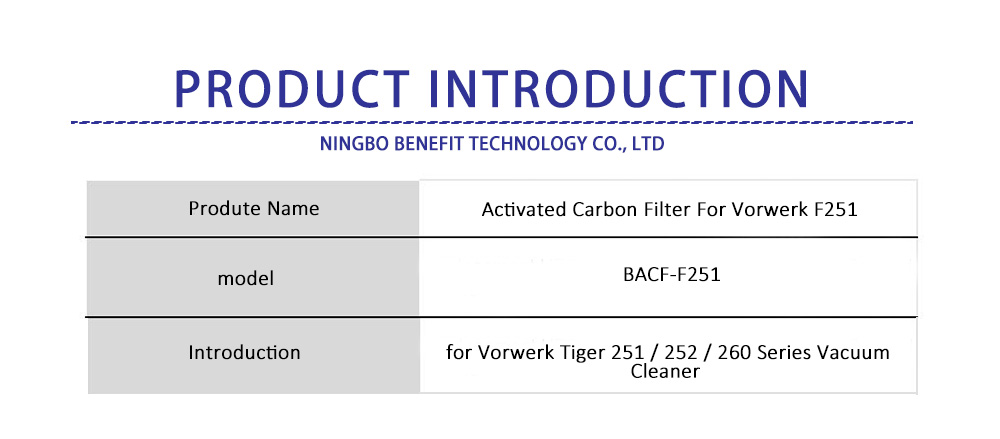 Activated Carbon Filter bg