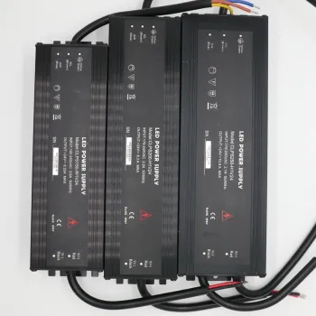 High-Power Waterproof LED Driver Transformers and 12V DC Power Supplies for CCTV Systems