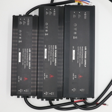 High-Power Waterproof LED Driver Transformers and 12V DC Power Supplies for CCTV Systems