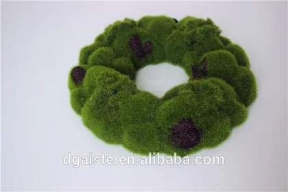 moss craft artificial moss loop moss garland art work