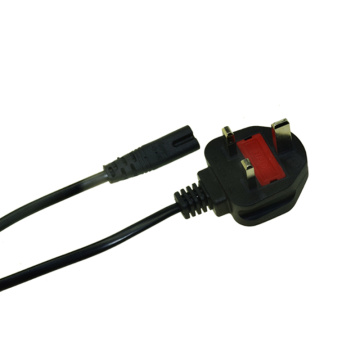 UK Plug 2 Prong AC Power Cable