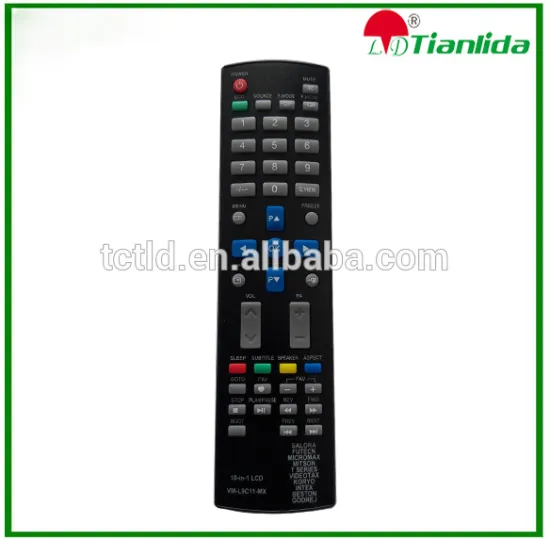 LCD TV universal remote control VM-L9C11-MX 10 in 1 remote control for TV for South American market