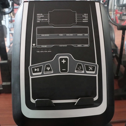 Gym stationary bicycle recumbent exercise bike with backrest