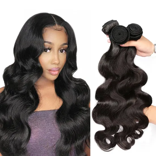 10A Body Wave Human Hair Bundles Cheap Wholesale Raw Indian Cuticle Aligned Remy Human Hair Double Weft Bundle Extension Vendor