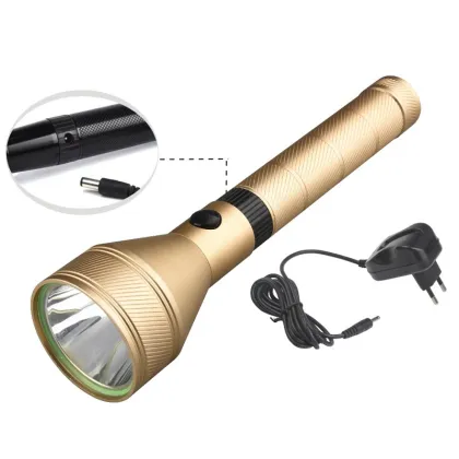 High Power Geepas Torch: Dubai Wholesale Market Rechargeable LED Torch Light