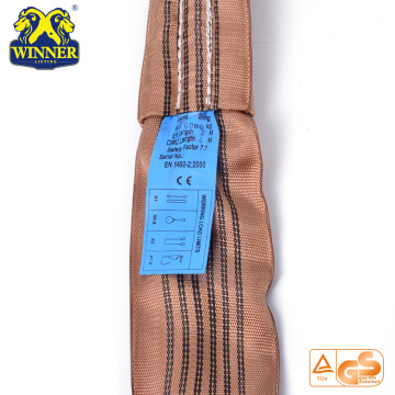 EN1492 Standard Polyester 6 Ton Round Sling For Lifting