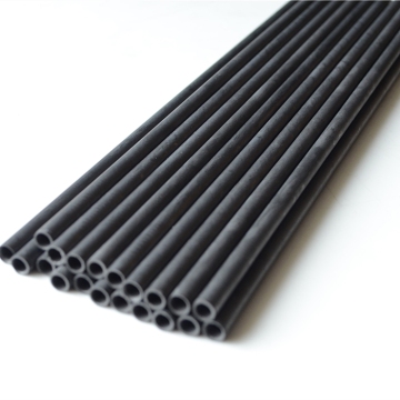 Tube à tige de graphite haute résistance pure pure - commandes personnalisées et sortie d'usine