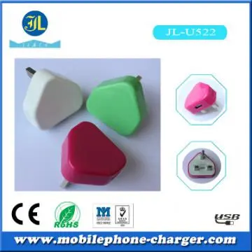2013 new product  high quality USB  wall charger for UK