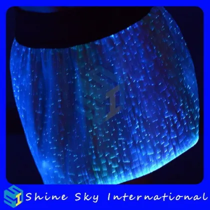 Fashionable Hot Sell Led Light Plus Size White Party Dresses