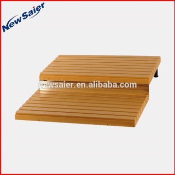 customized skid resistance bamboo look supermarket shelf liner in the refrigeration