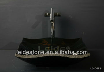 Flower shape art basin granite sink
