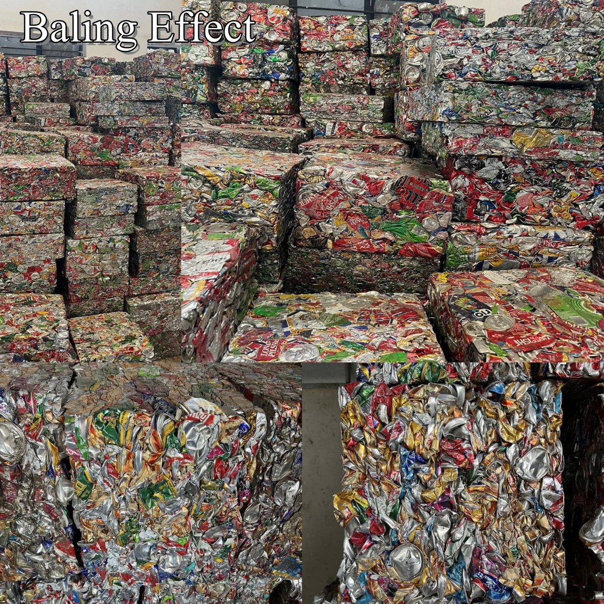 aluminum cans baler