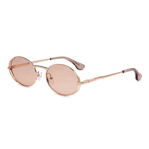 UV400 Slim Metal Retro Oval Fashion Sunglasses ME2079