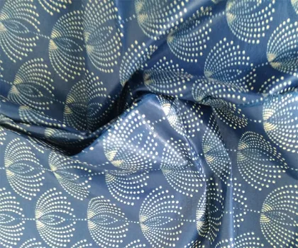 Pure Blue Wax Prints Fabric