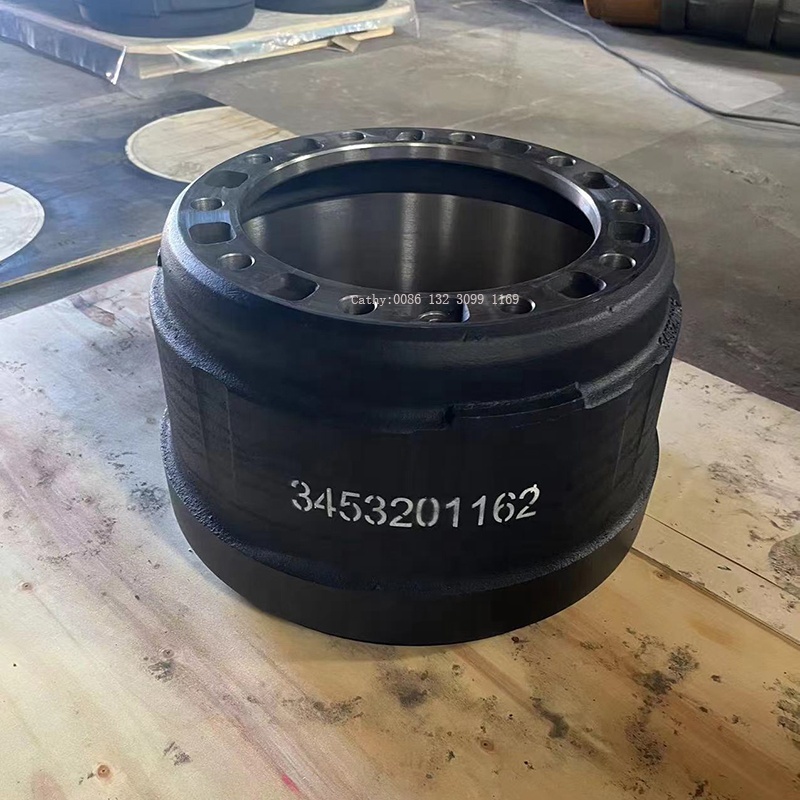 Heavy duty brake drum manufacturer 3453201162 brake drum factory2