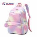 Hot Selling Polyester Tie Dye Backpack Girls