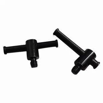 Stainless steel shafts for stereo systems black oxide