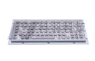 86 Key Industrial Metallic Keyboard , Rubber Switch Medical