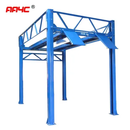 High Rise 4 Post Car Lift - Floor Cross Car Elevator