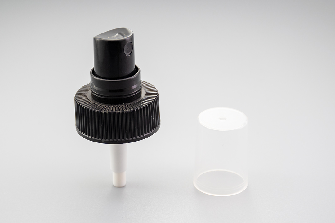 28/400 Black Ribbed Fine Mist Sprayer Pump
