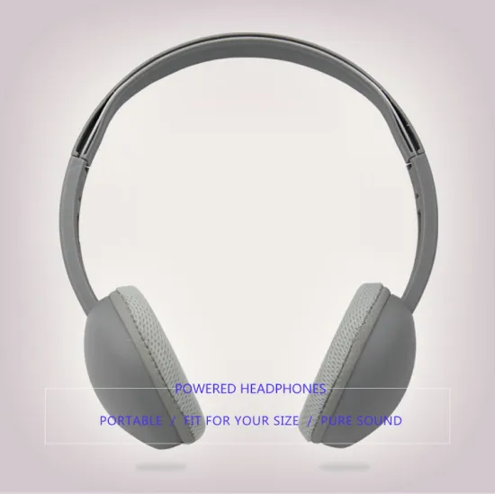Good sound wired headphones retractable 3.5mm plug headset over ear head phone