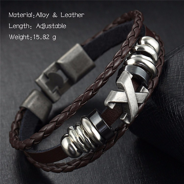 Genuine Leather Bracelet Handmade