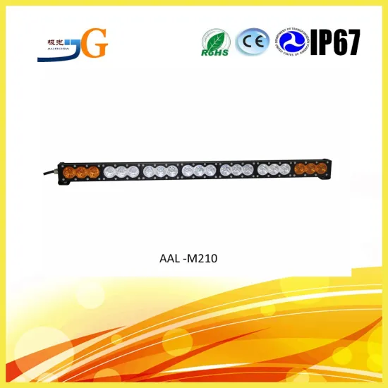 Single Row Multi Color 210W 4X4 Offroad Amber Led Light Bars For Mini Truck Car Accessory