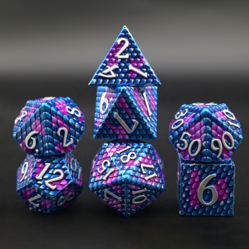 Hot Sale Metal Dungeons and Dragons Dice Set for DND Gamers