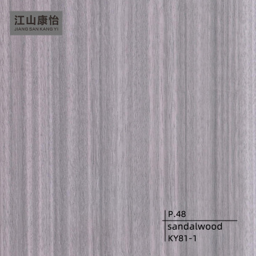 Sandalwood film PVC decorative film