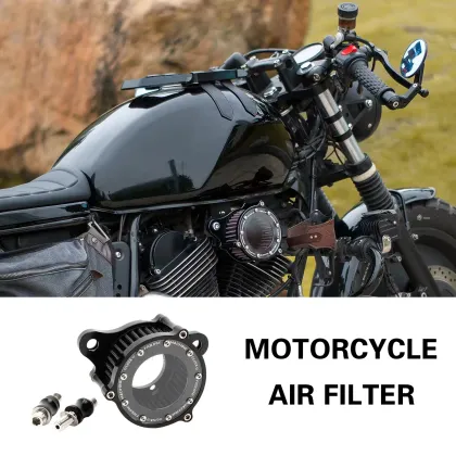 Harley Davidson Motorcycle Accessories: Mosaike Motorbike CNC Turbine Air Intake Cleaner Filter