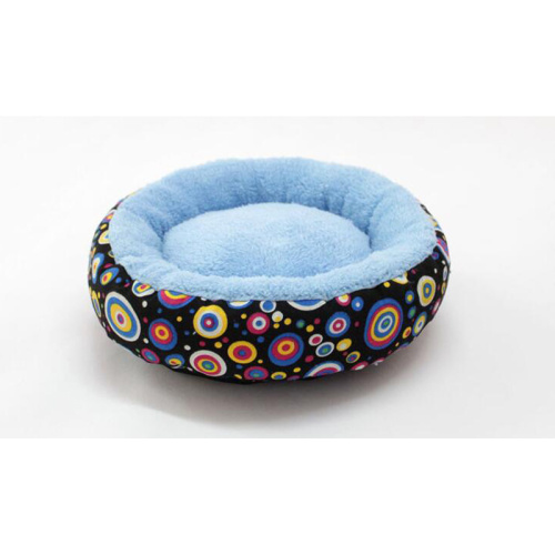 Warm cat's nest with canvas round breathable kennel