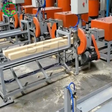 Automatische Holzsägenpalettenblock -Komprimierung Maschine