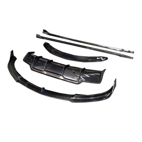 Wholesale Te-sla Model 3 Modified V Style Carbon Fiber Body Kits